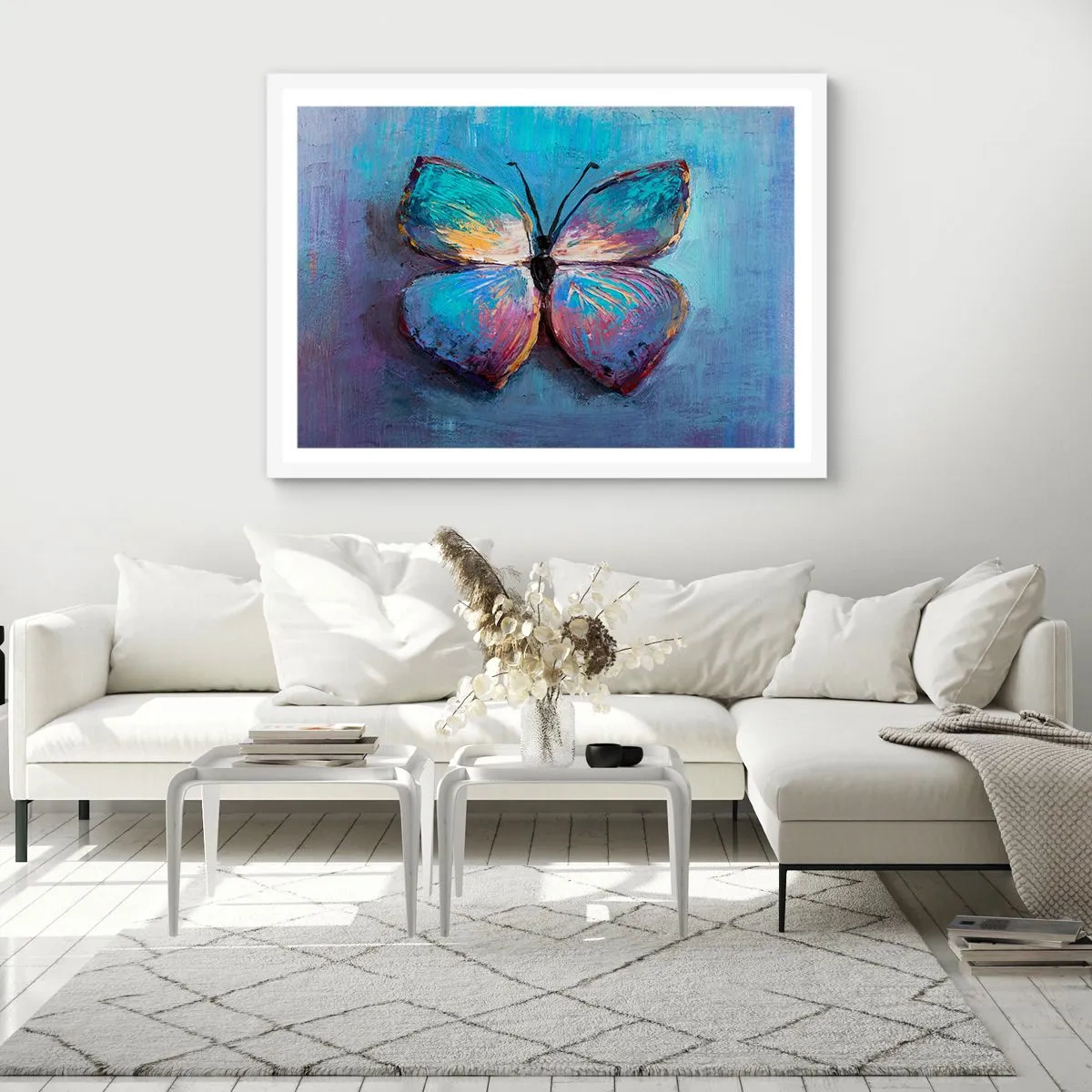 Pôster em moldura branca - Em toda a sua glória - 100x70 cm