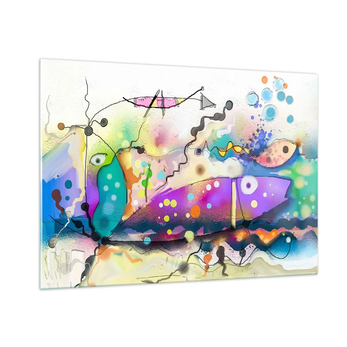 Quadro em vidro - Sem palavras! - 100x70 cm