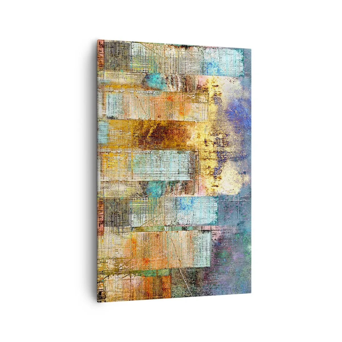 Quadro em tela - Uma metrópole ensolarada - 80x120 cm