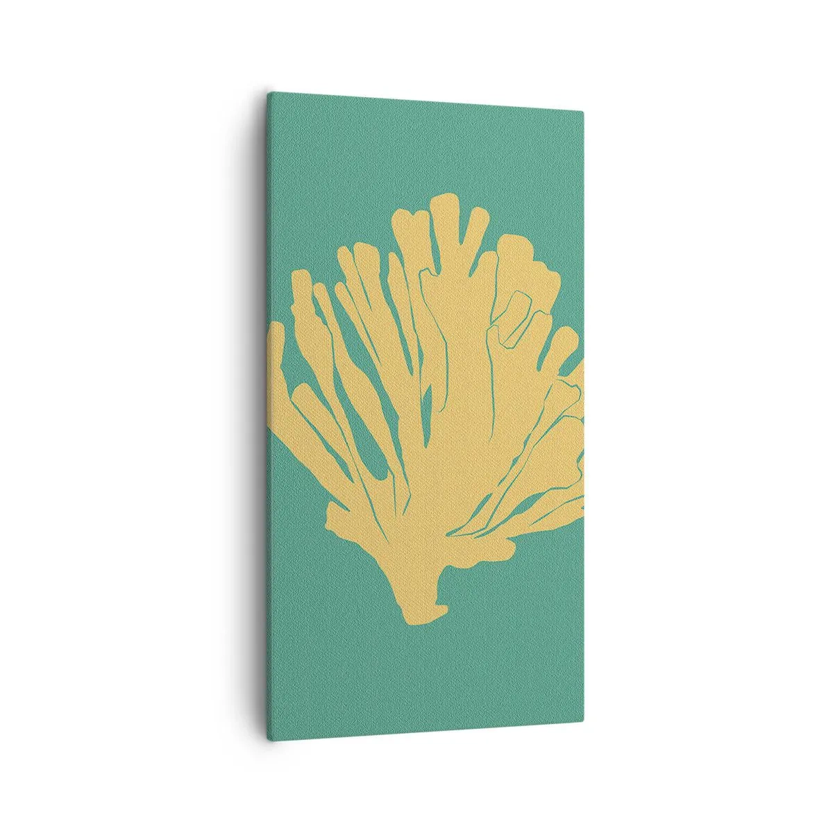 Quadro em tela - Arbusto florestal subaquático - 55x100 cm