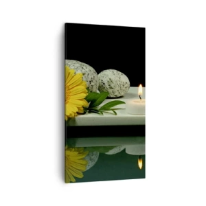 Quadro em tela - Acalmando os sentidos - 45x80 cm