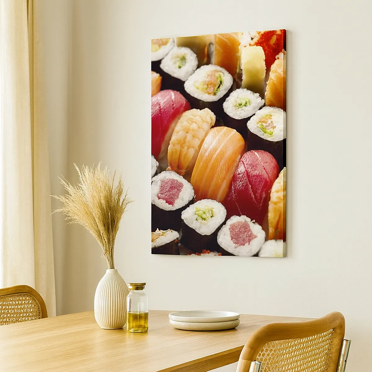 Quadro em tela - Cores e sabores da Ásia - 50x70 cm