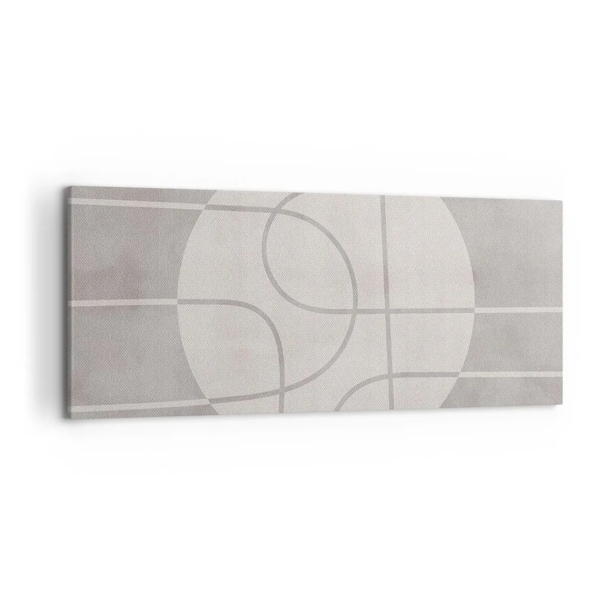 Quadro em tela - Circular e direto - 120x50 cm