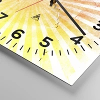 Mostrador numérico \ 40x40 cm | Quadrado \ Vidro