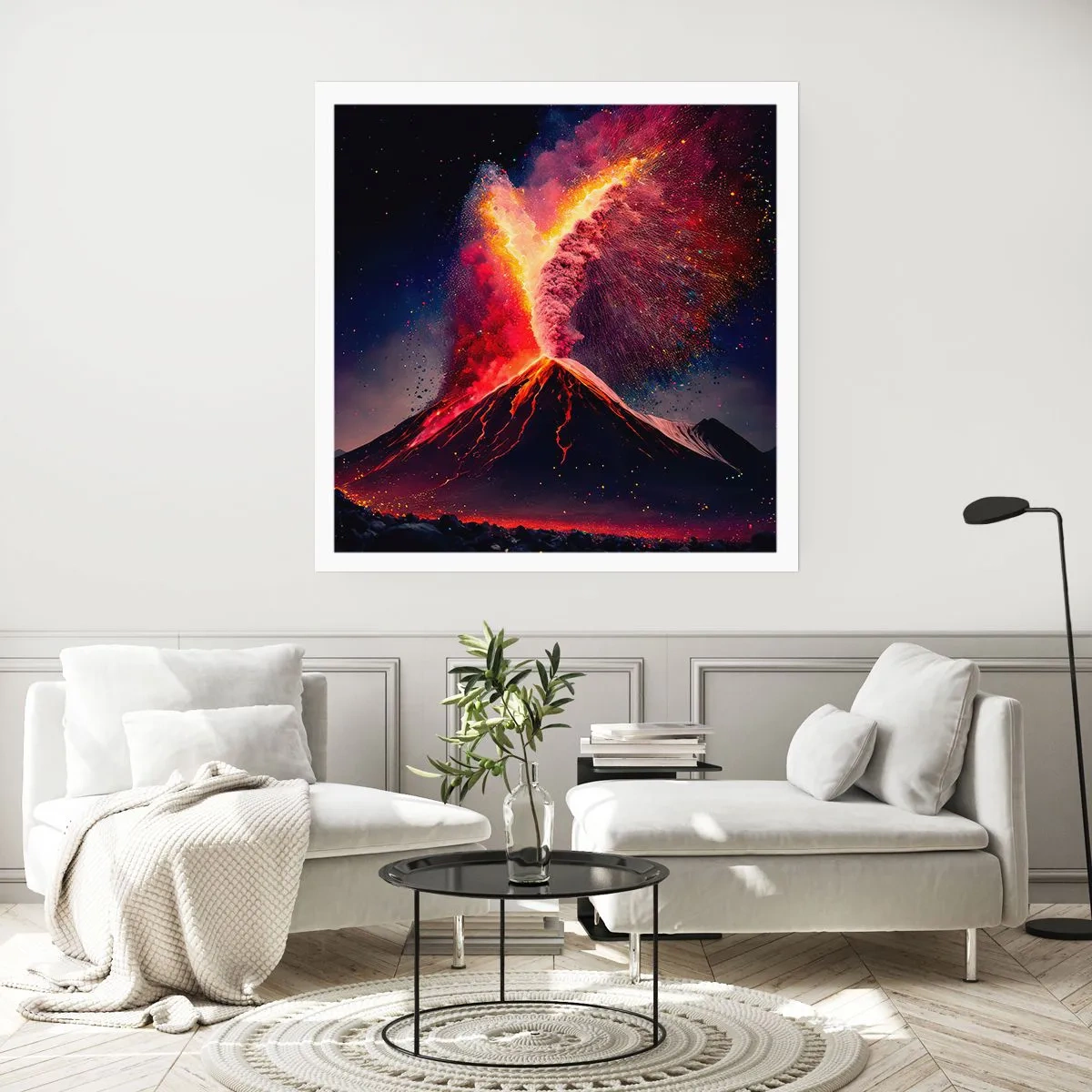 Pôster - Beleza e terror - 60x60 cm