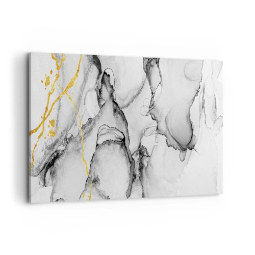 Quadro em tela - Composição dourada - 120x80 cm