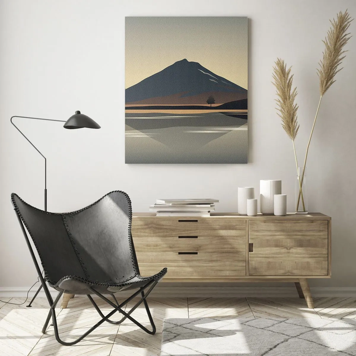 Quadro em vidro - Reflexo de espelho - 50x70 cm