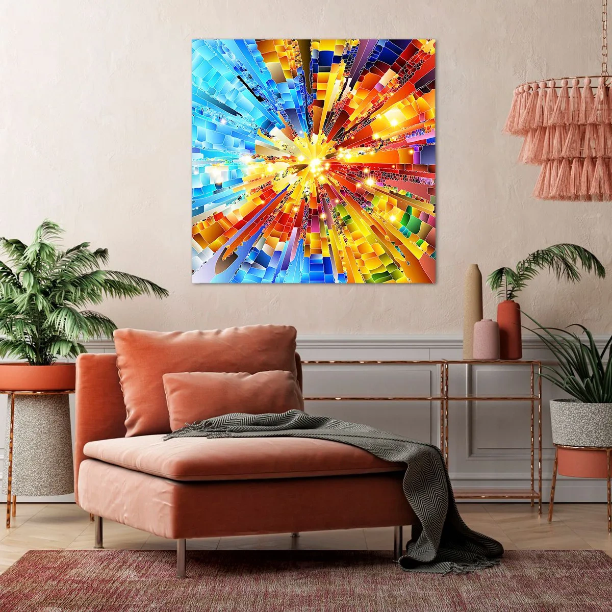 Quadro em tela - In medias res - 40x40 cm