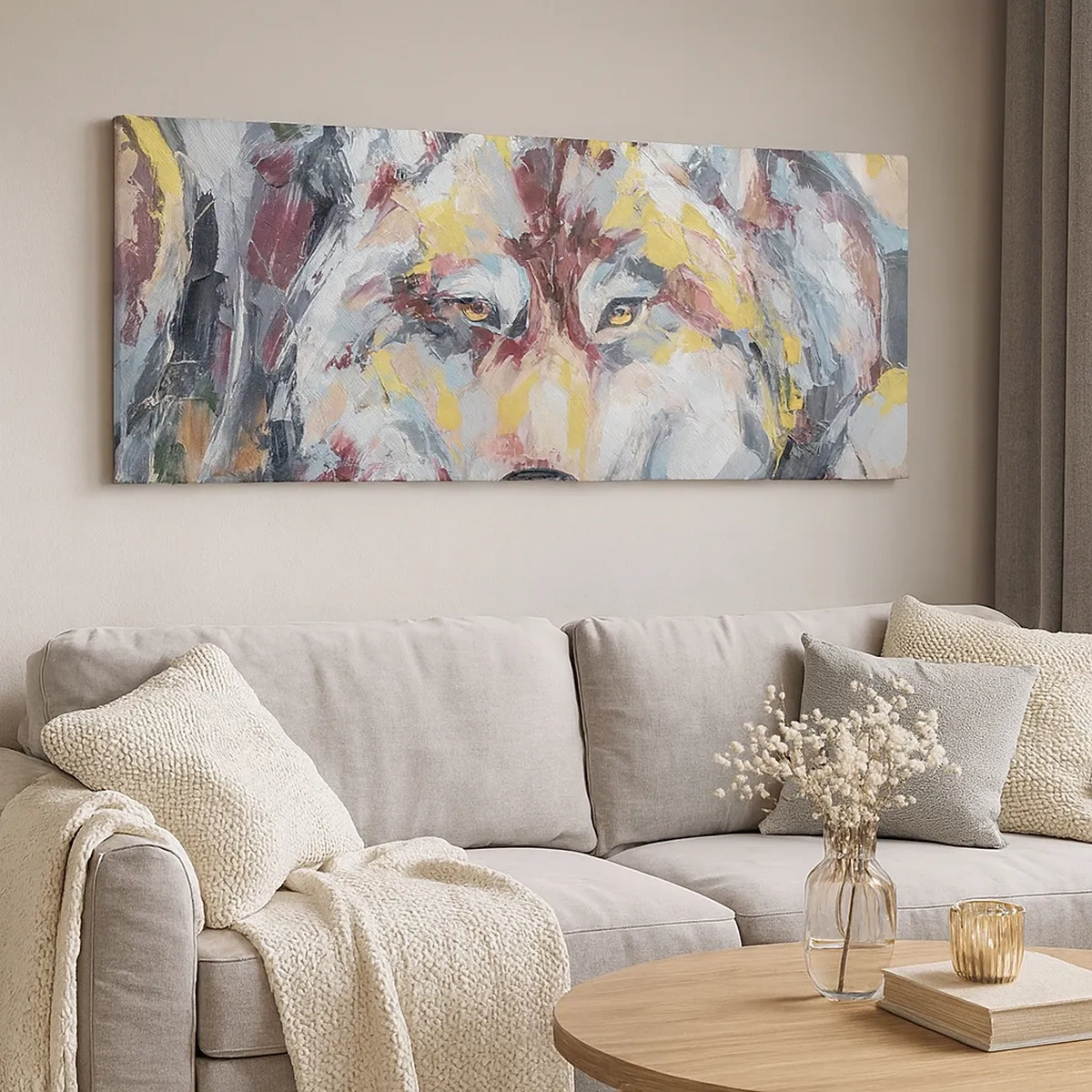 Quadro em tela - Paz entre entes queridos - 30x30 cm