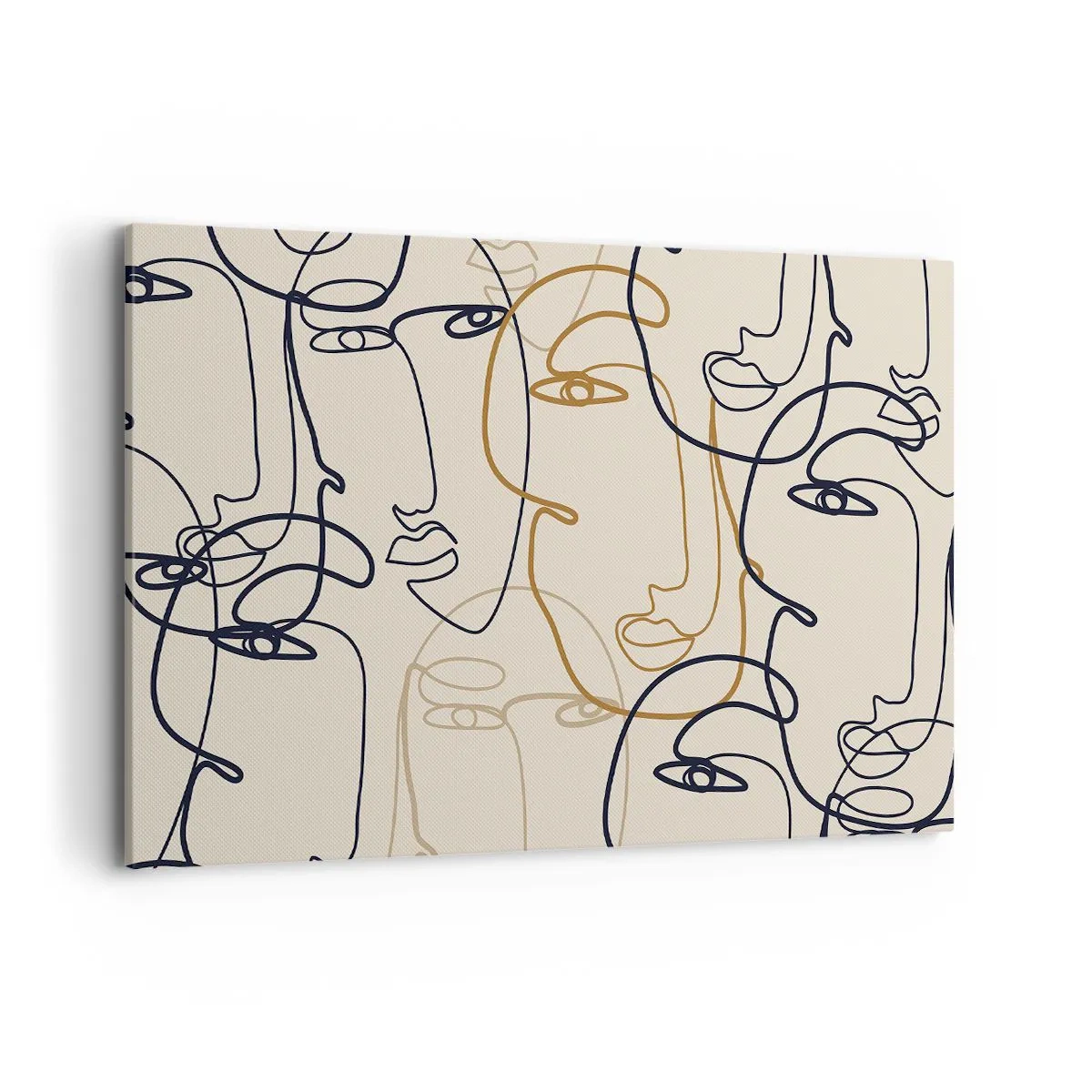 Quadro em tela - Retrato multiplicado - 120x80 cm