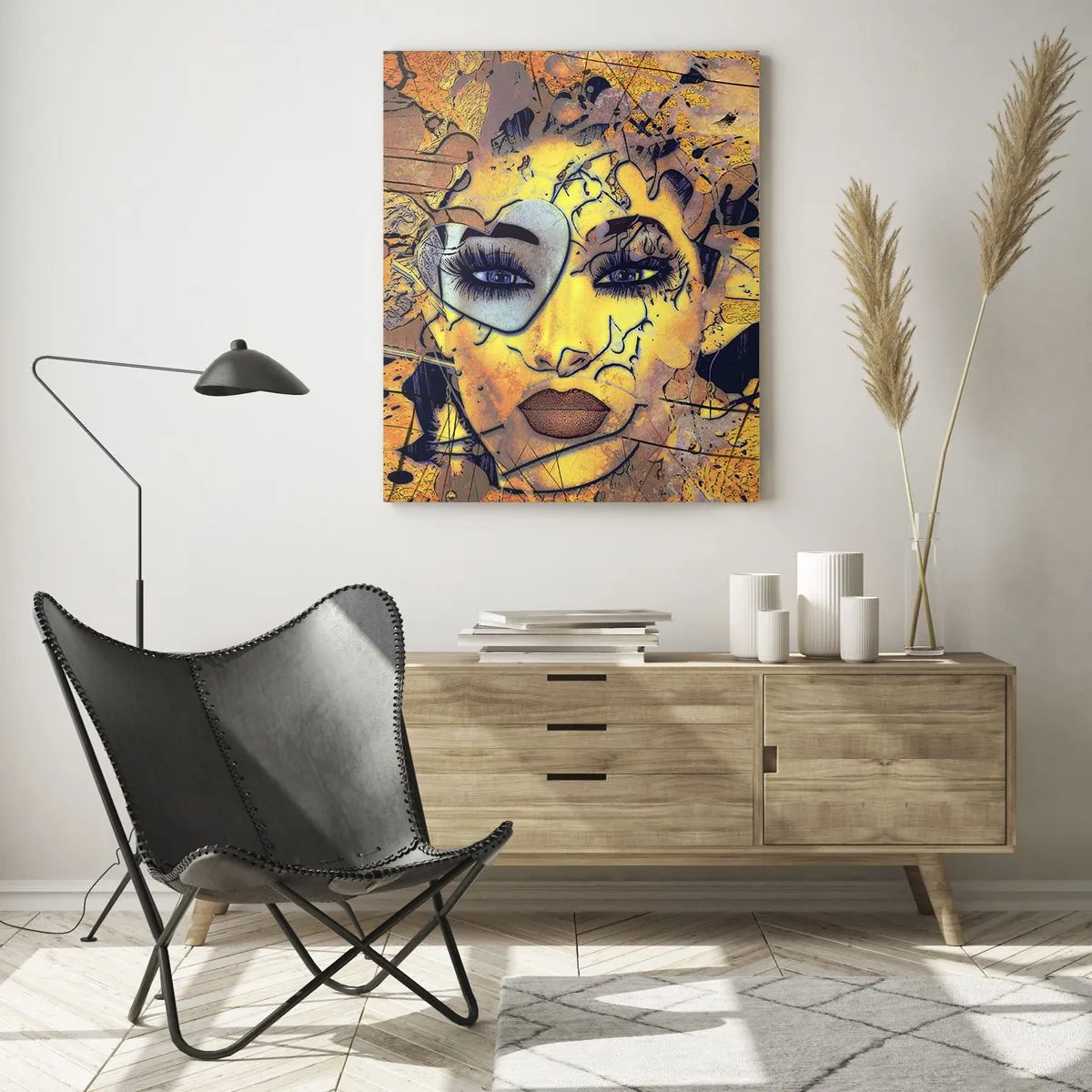 Quadro em vidro - Beleza ensolarada - 80x120 cm