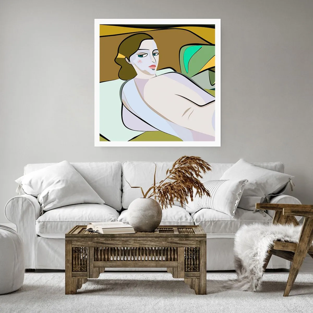 Pôster - Retrato íntimo - 60x60 cm