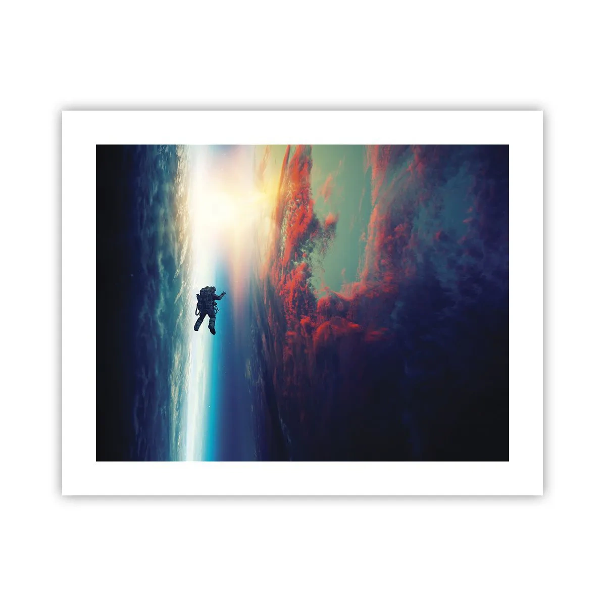 Pôster - Enfrentando o universo - 50x40 cm