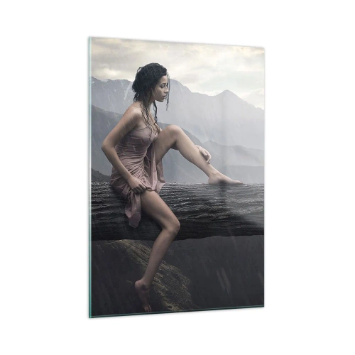 Quadro em vidro - Picos de beleza - 50x70 cm