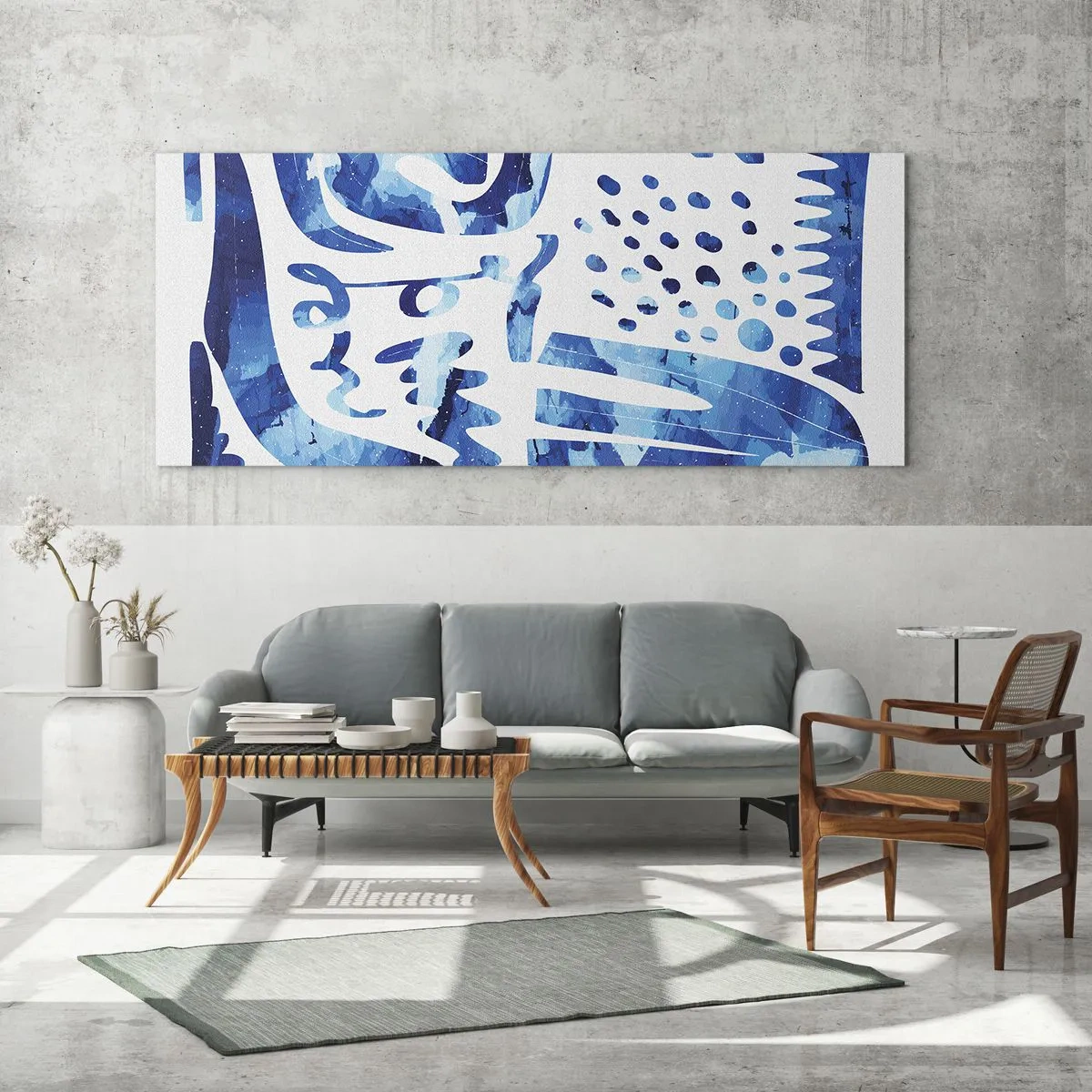 Quadro em vidro - Voltar às raízes - 140x50 cm