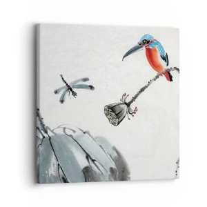 Quadro em tela - A vida do prado - 30x30 cm