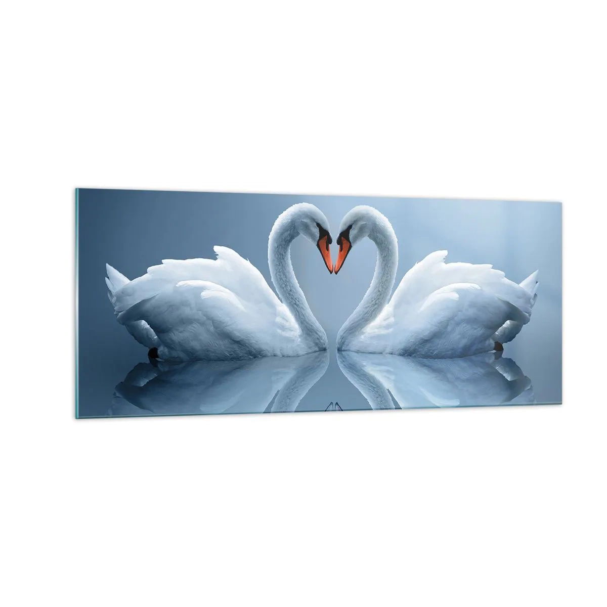 Quadro em vidro - Hora do amor - 100x40 cm