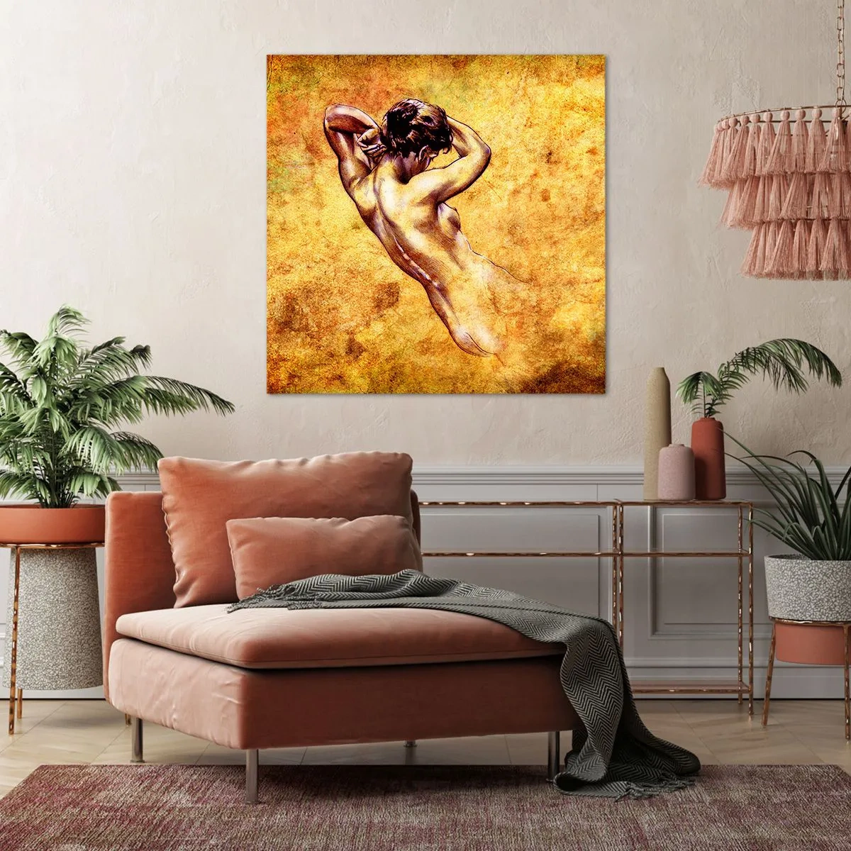 Quadro em tela - Descoberta, mas ainda um mistério - 30x30 cm