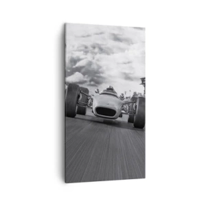 Quadro em tela - O ronco do motor - 45x80 cm