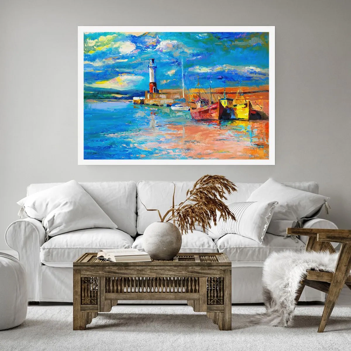 Pôster - Tarde na baía do arco-íris - 40x30 cm