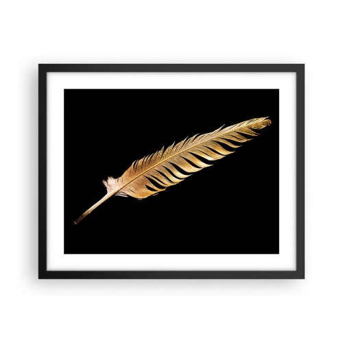 Pôster com moldura preta - É uma pena - 50x40 cm