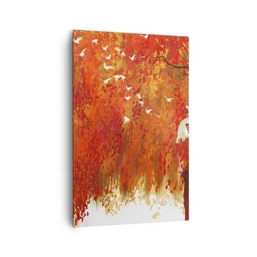 Quadro em tela - Será que vai voar com eles? - 80x120 cm