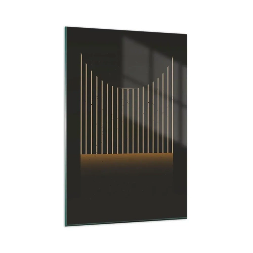 Quadro em vidro - Explorar a escuridão - 80x120 cm