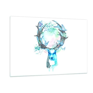 Quadro em vidro - A força e a delicadeza da natureza - 120x80 cm