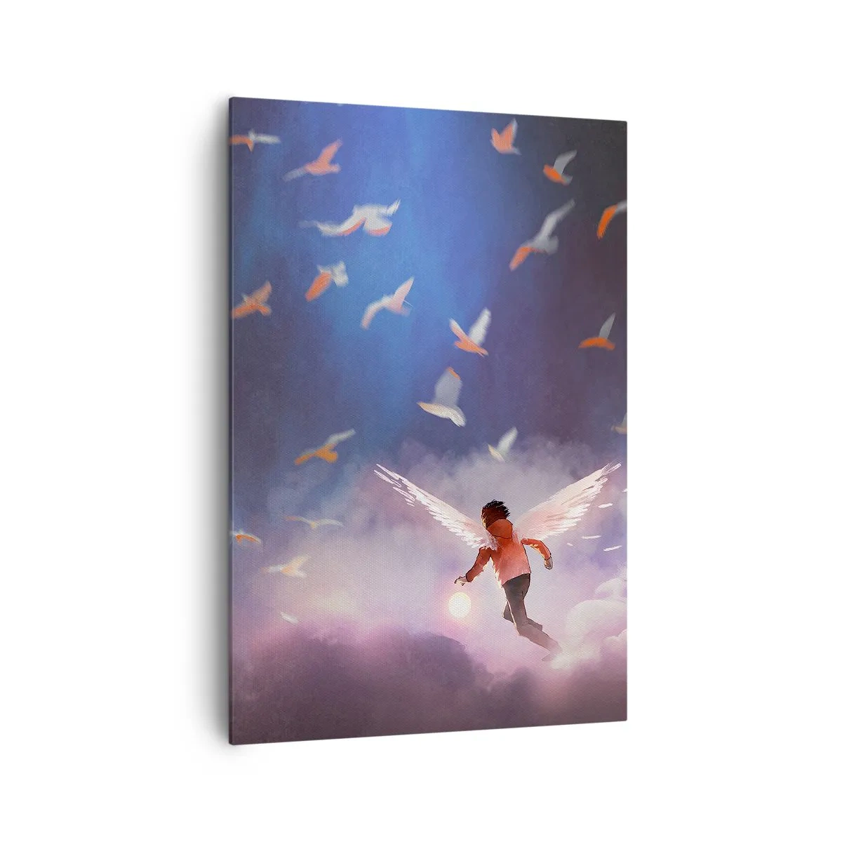 Quadro em tela - É preciso ter imaginação e coragem - 70x100 cm