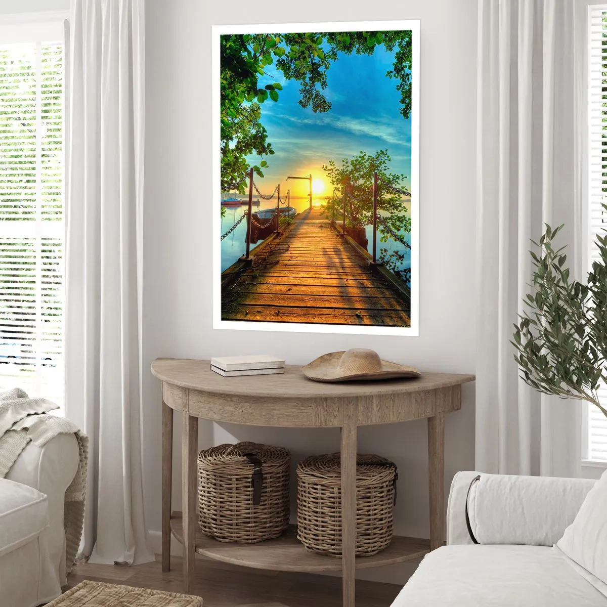 Pôster - Oeste sobre a água - 40x50 cm