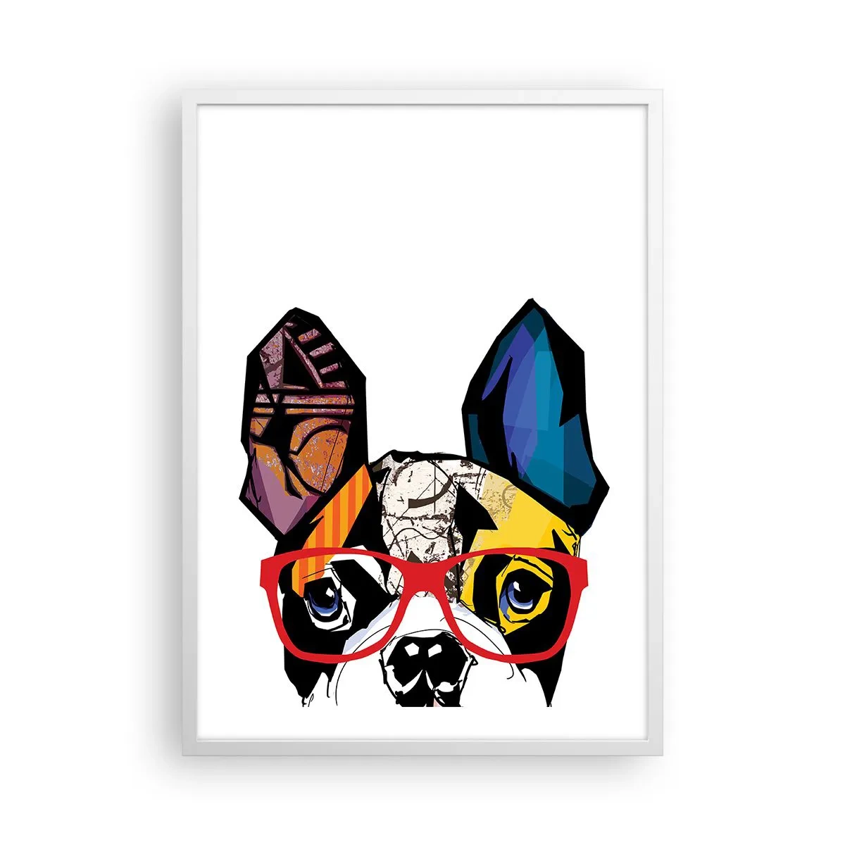 Pôster em moldura branca - Intelectual - 50x70 cm