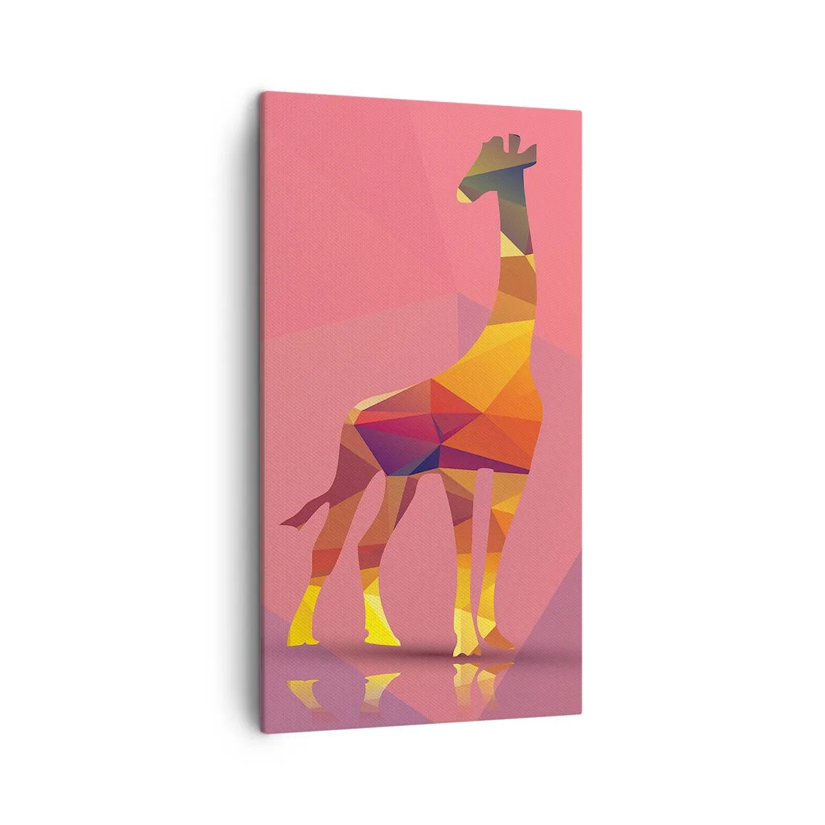 Quadro em tela - Nas cores da savana - 45x80 cm