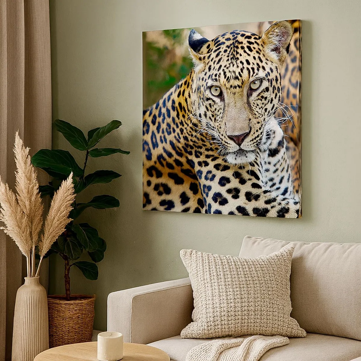 Quadro em tela - Selvagem e tranquilo - 30x30 cm