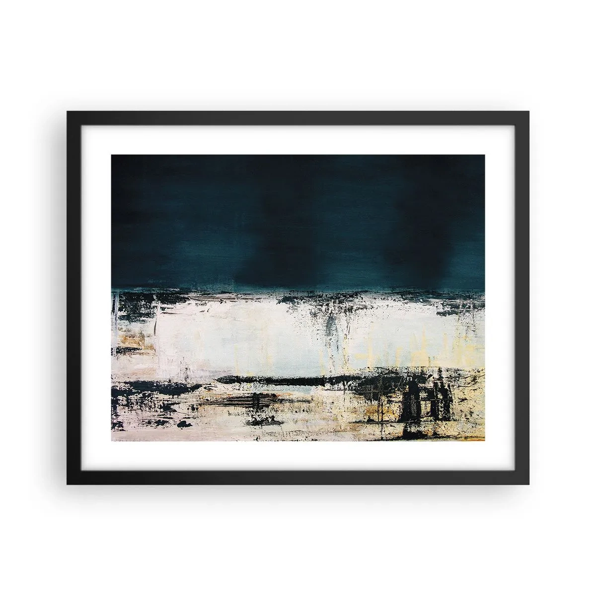 Pôster com moldura preta - Composição horizontal - 50x40 cm