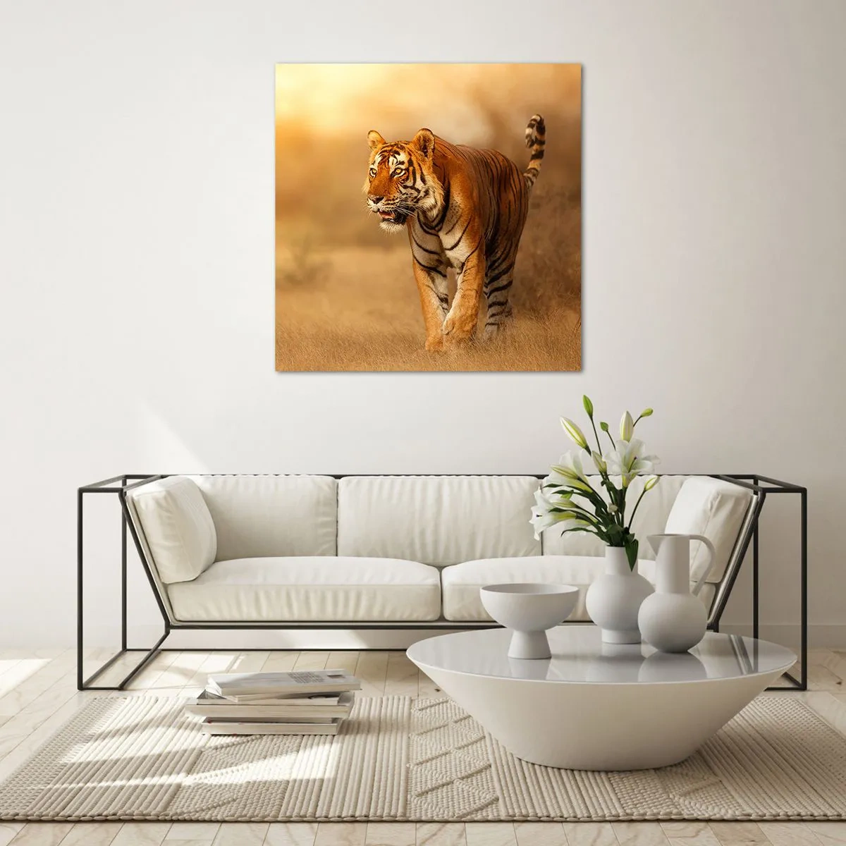 Quadro em vidro - Antes do ataque - 40x40 cm