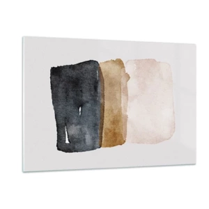 Quadro em vidro - Composição das cores da terra - 120x80 cm