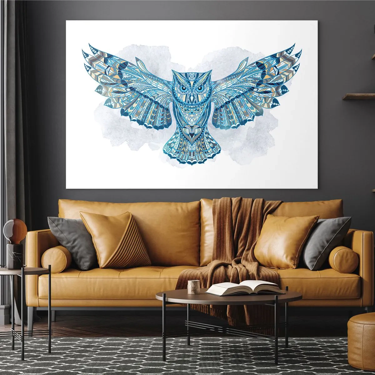 Quadro em vidro - De um bosque sagrado celta - 100x70 cm