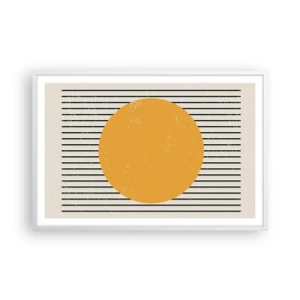 Pôster em moldura branca - O poder da simplicidade - 91x61 cm