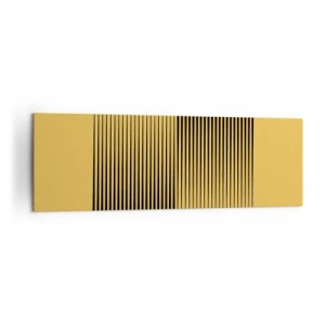 Quadro em tela - Quadratura de opostos - 160x50 cm