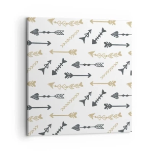 Quadro em tela - O sonho do arqueiro - 60x60 cm