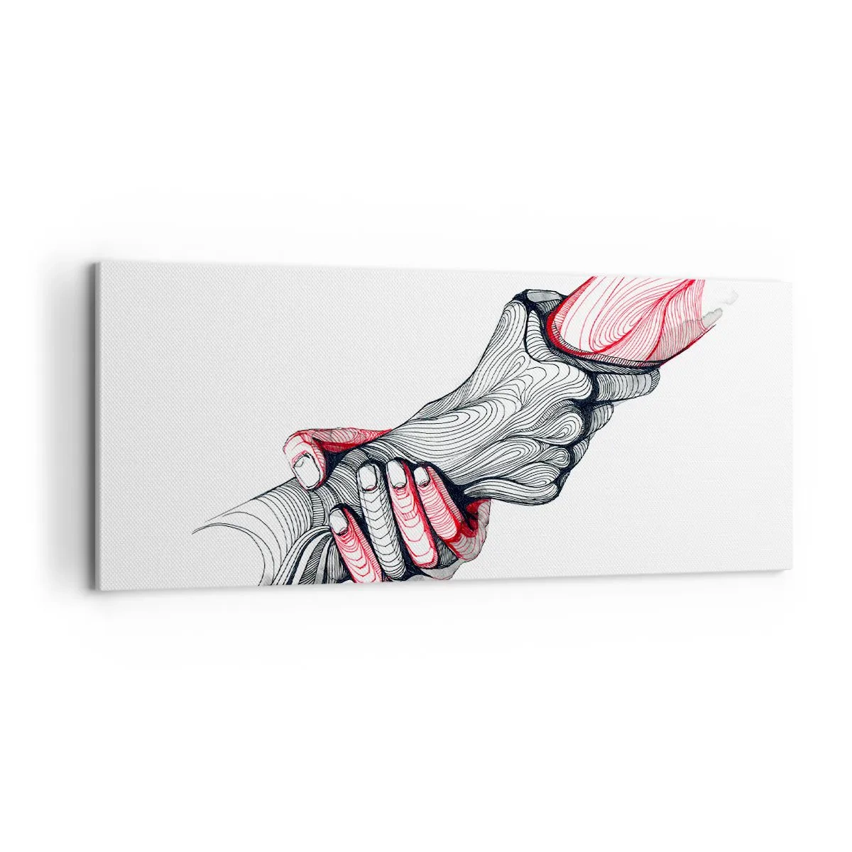 Quadro em tela - Está em boas mãos - 100x40 cm