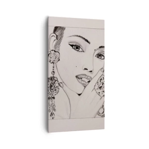 Quadro em tela - A joia mais linda - 55x100 cm