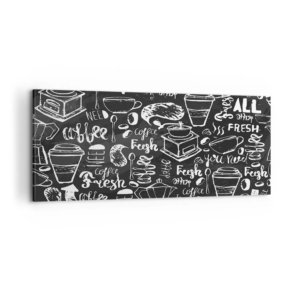 Quadro em tela - Tudo o que precisa é... - 100x40 cm