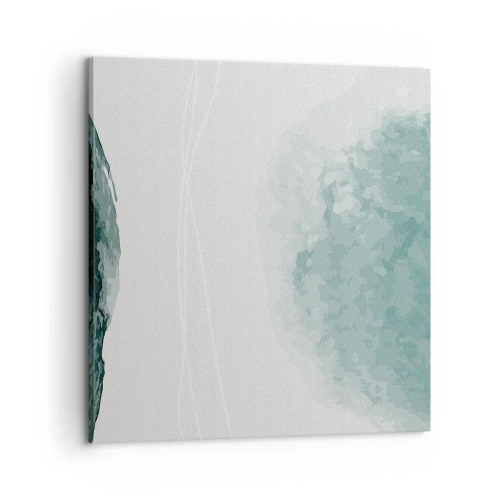 Quadro em tela - Encontro com a neblina - 60x60 cm