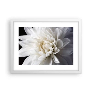 Pôster em moldura branca - Manhã da noiva - 40x30 cm