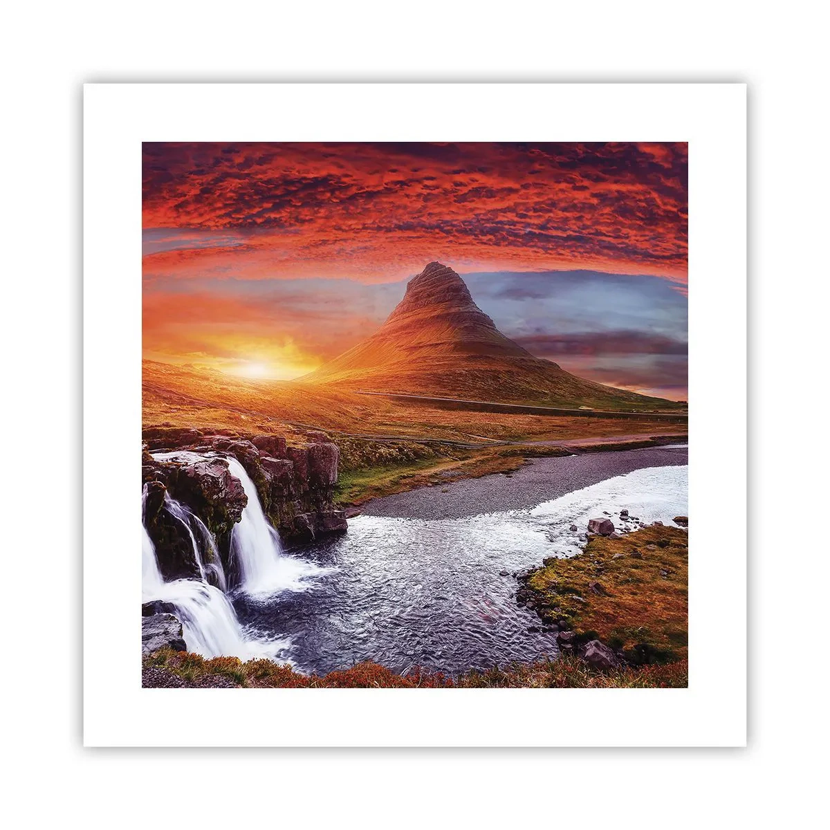 Pôster - A vista da Terra Média - 40x40 cm