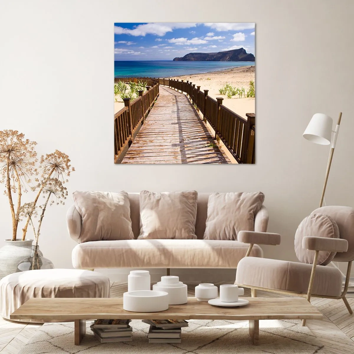 Quadro em tela - Leve-me para as ilhas felizes - 70x70 cm