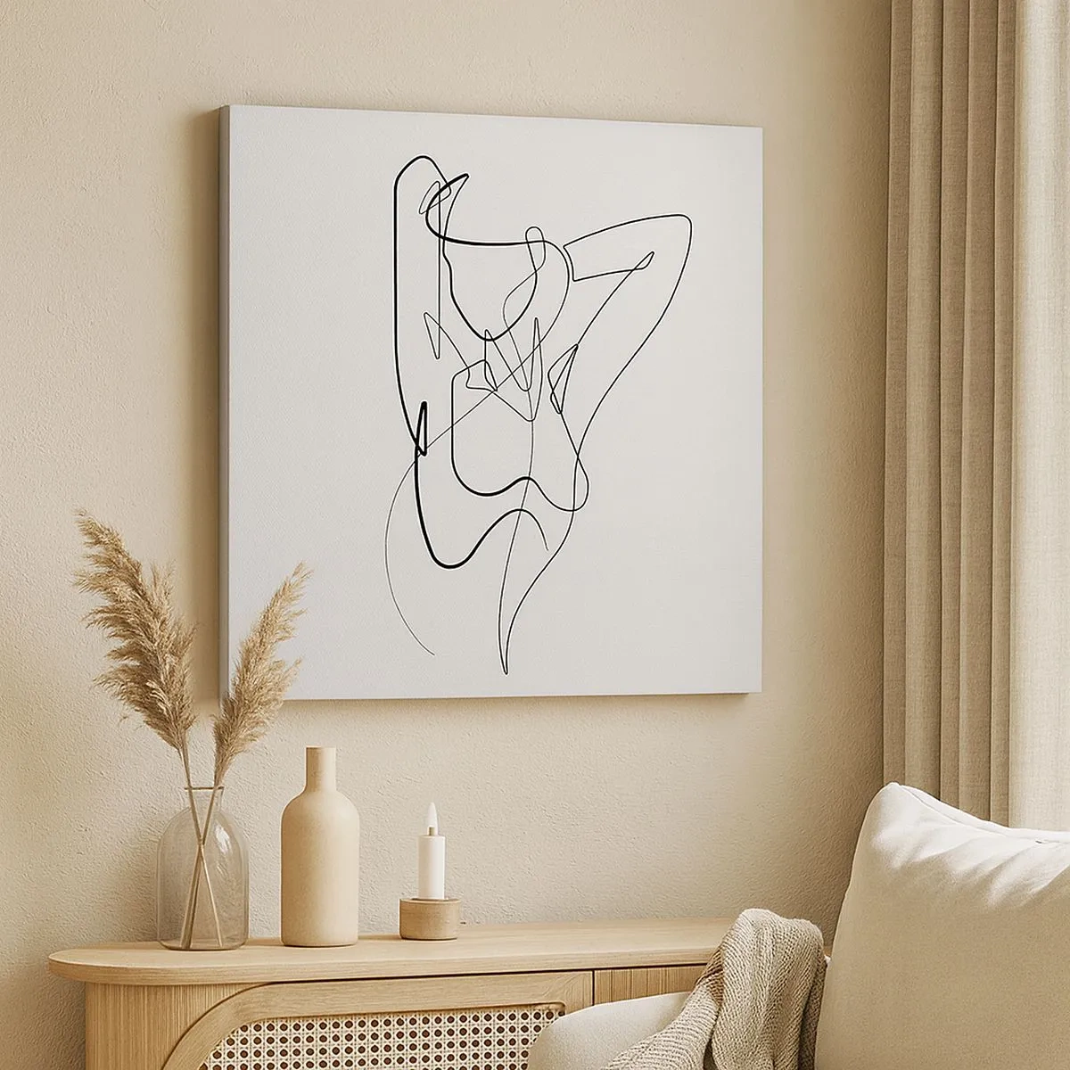 Quadro em tela - Que tipo de pessoa é realmente... - 30x30 cm