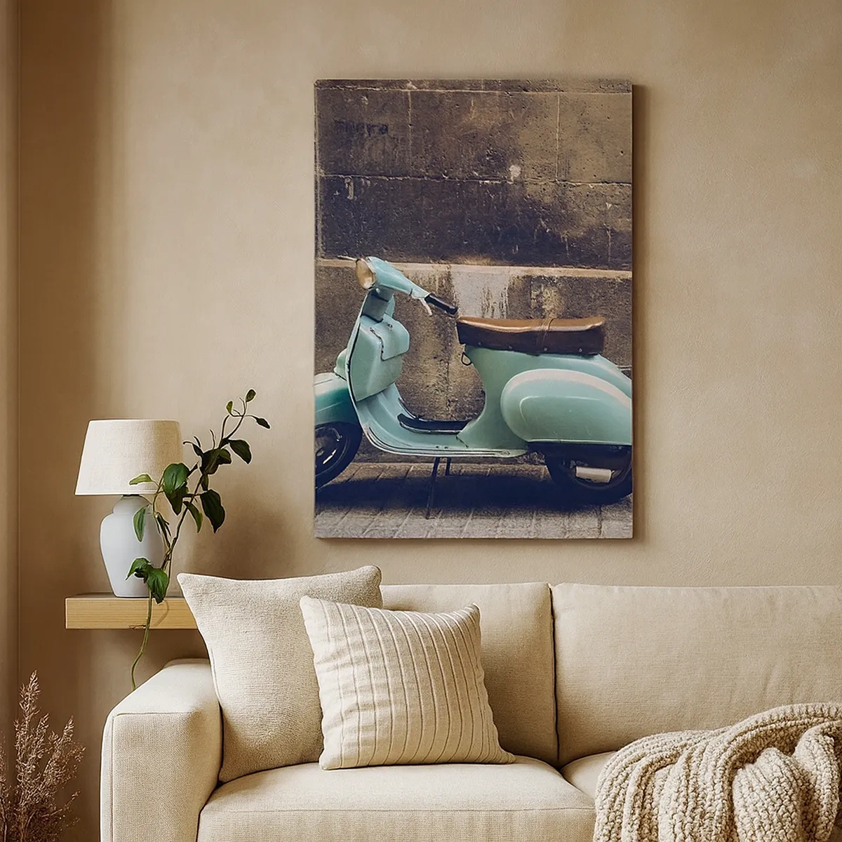 Quadro em tela - Ambiente inesquecível - 50x70 cm