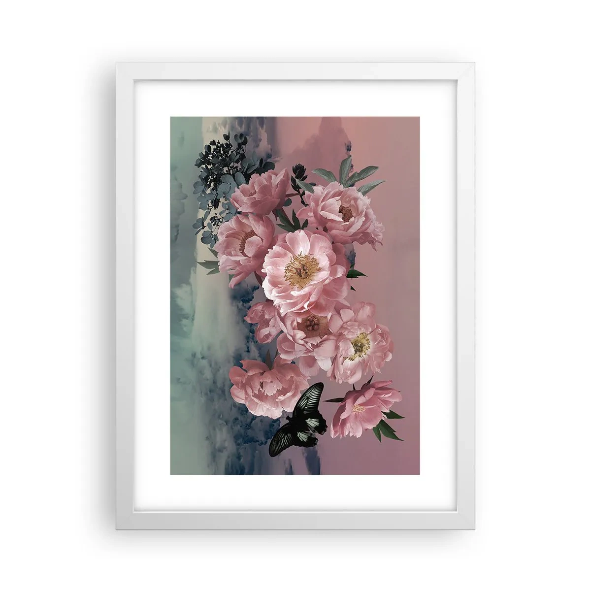 Pôster em moldura branca - O auge do romantismo - 30x40 cm